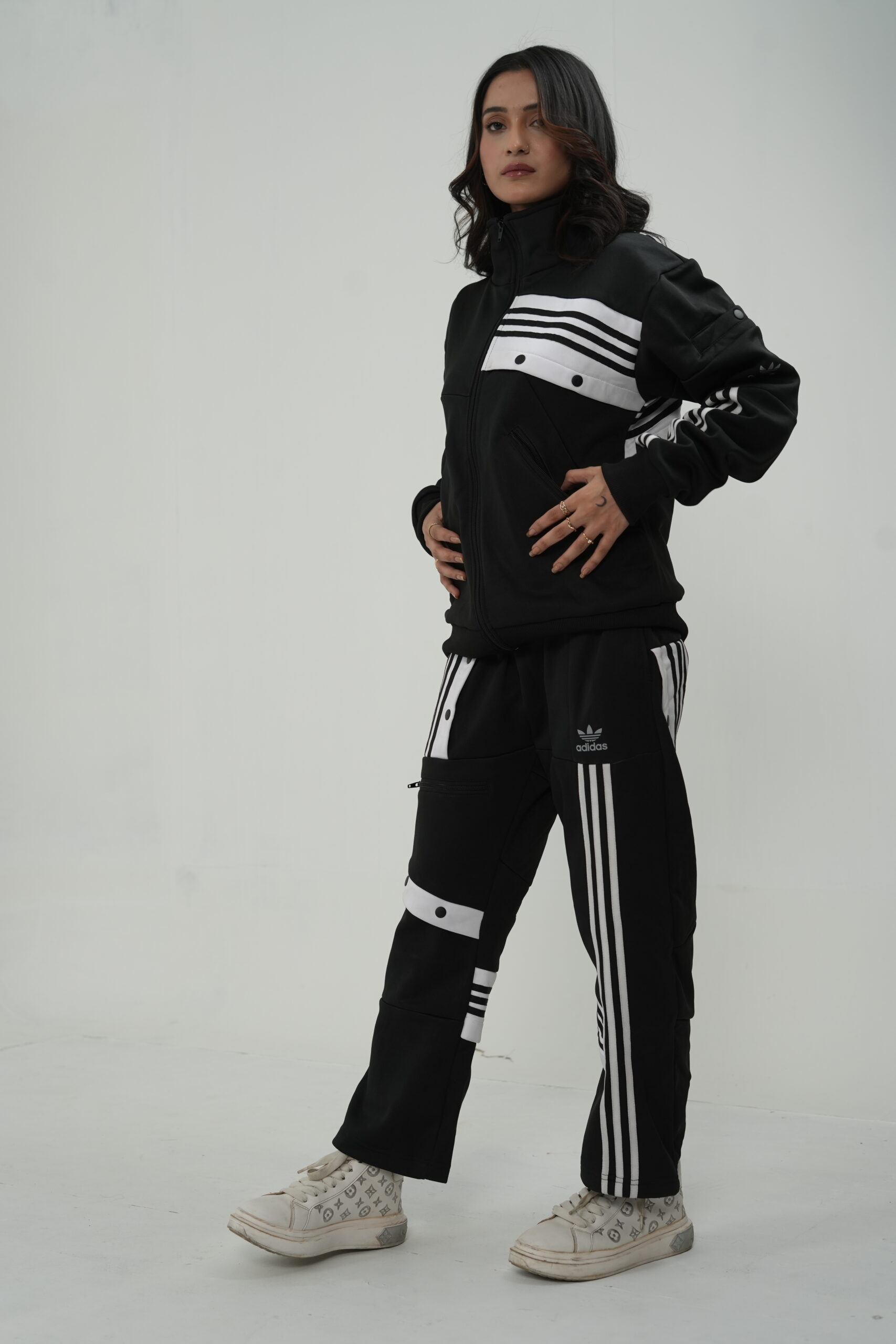 Monochrome Street Circuit: Women Tracksuit Edition